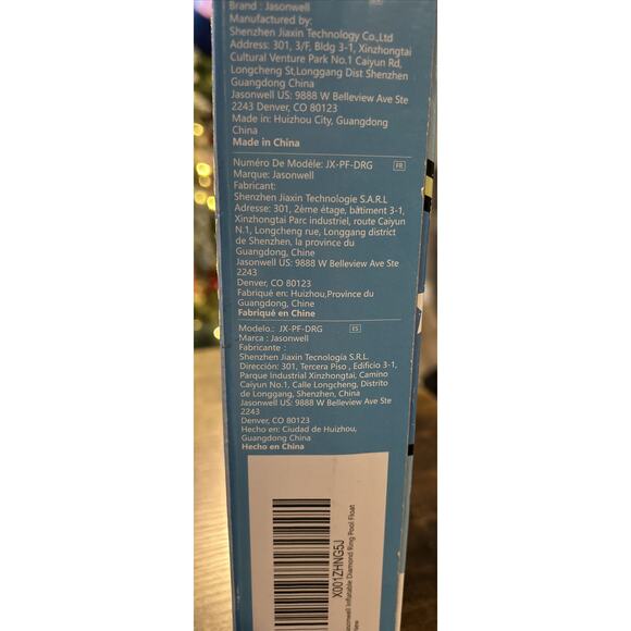 Diamond Ring Tube Pool Float Inflatable Jasonwell Floats Engagement Open Box - Picture 5 of 8